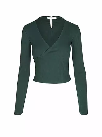 MANDALA | Wickelweste da donna Wrap Claire | dunkelgrün